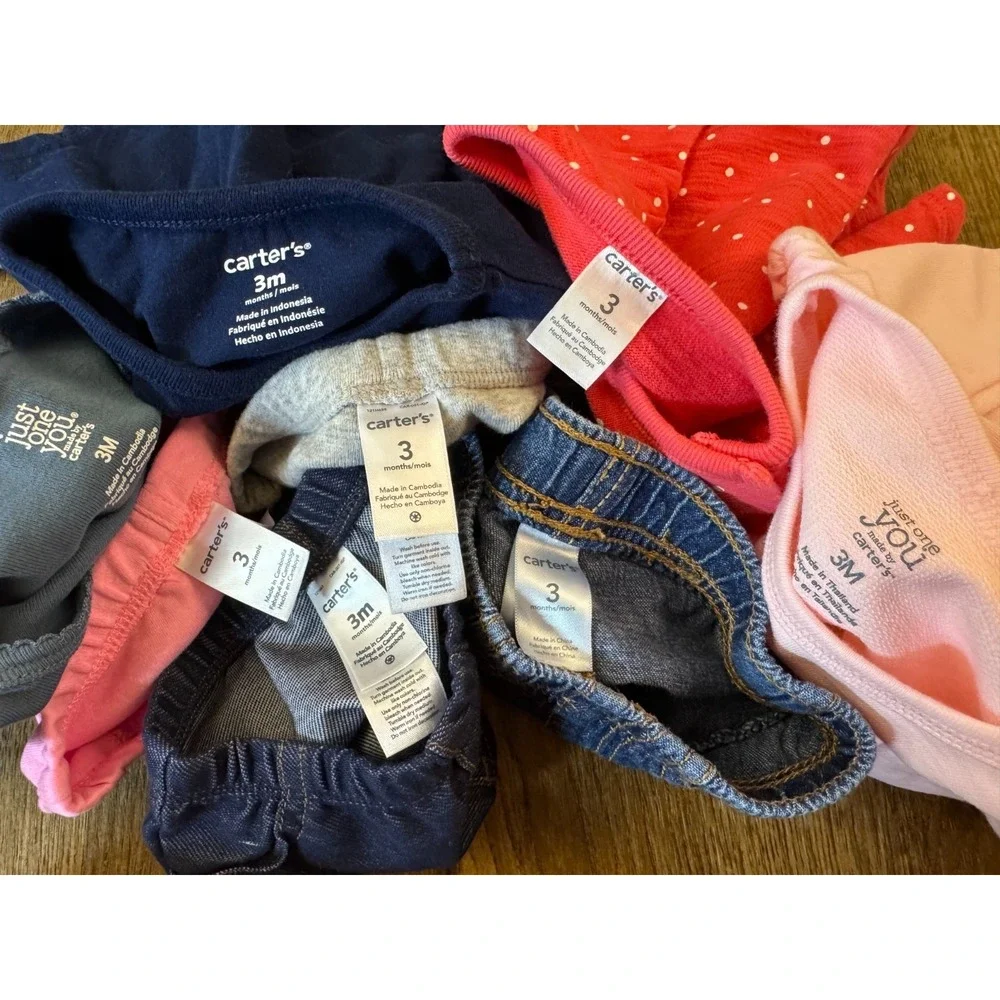 Baby Girl 3 Months Outfits Leggings Pants Shirts Long Sleeve Clothes Lot Puppies